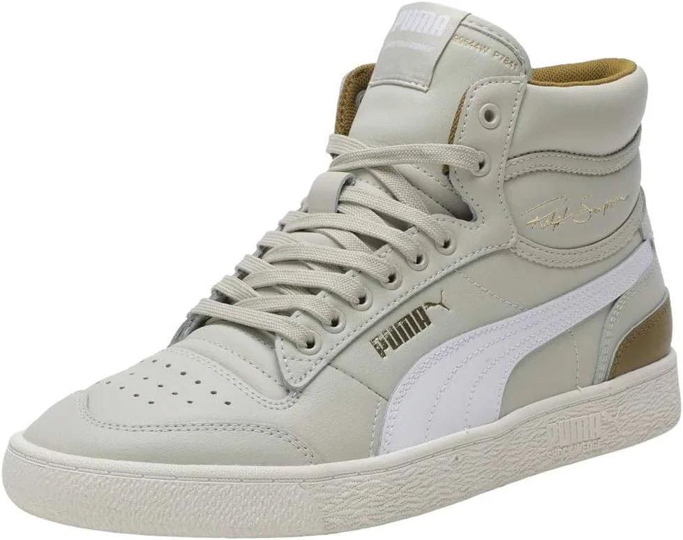 Женские кроссовки Puma Ralph Sampson белого/розового цвета средней высоты