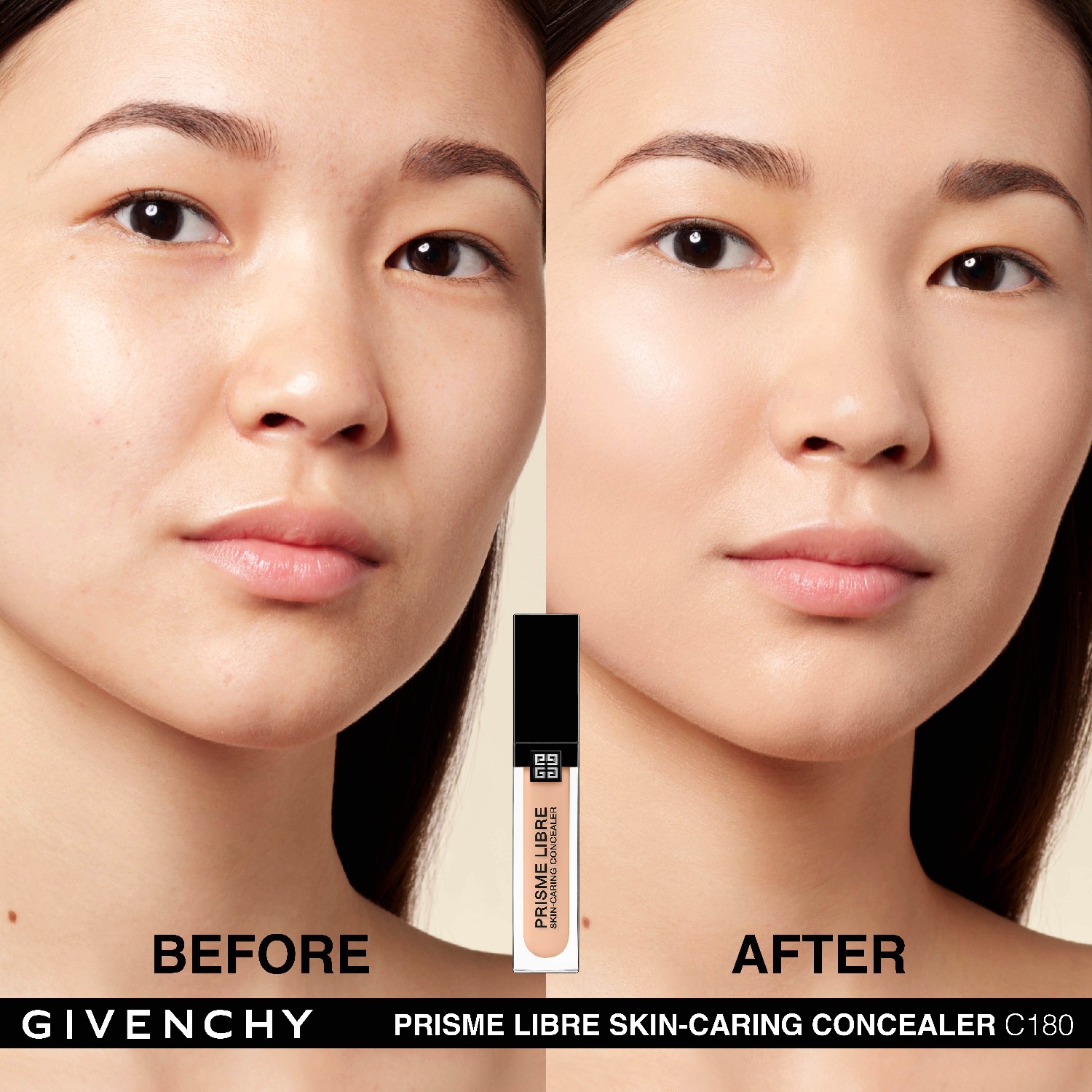 Корректор prisme libre skin-caring glow Givenchy, c180 - beige, объем 11 мл — фото 3