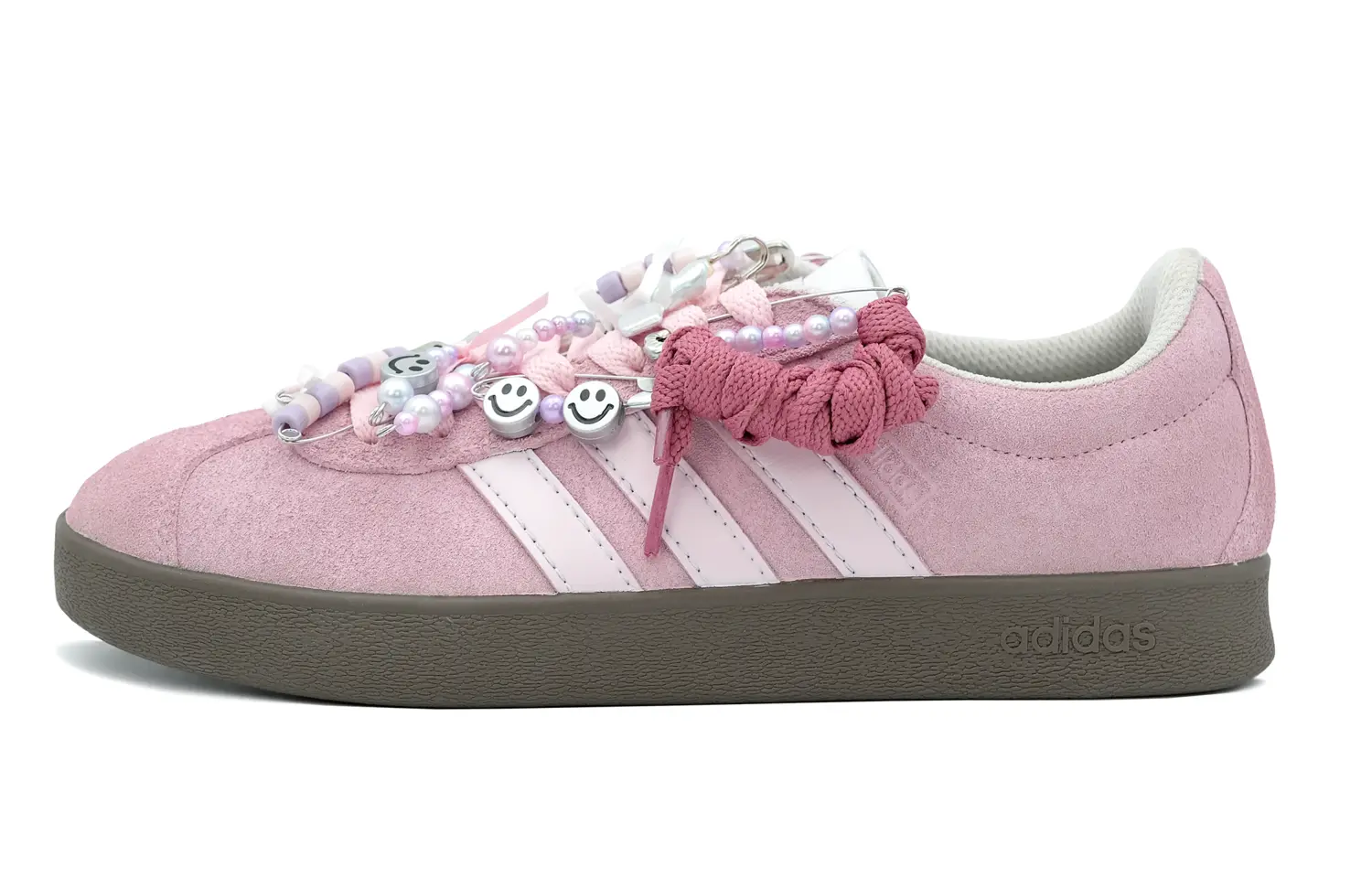 

Кроссовки adidas neo Vl Court Skateboarding Shoes Unisex Low-top Pink, розовый