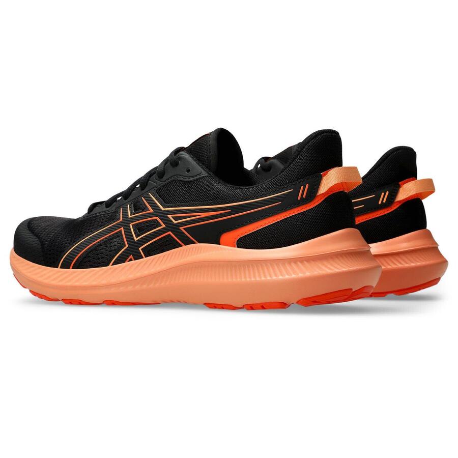 Кроссовки для бега по шоссе, мужские - ASICS Jolt 5 - чёрный/новый оранжевый — фото 3