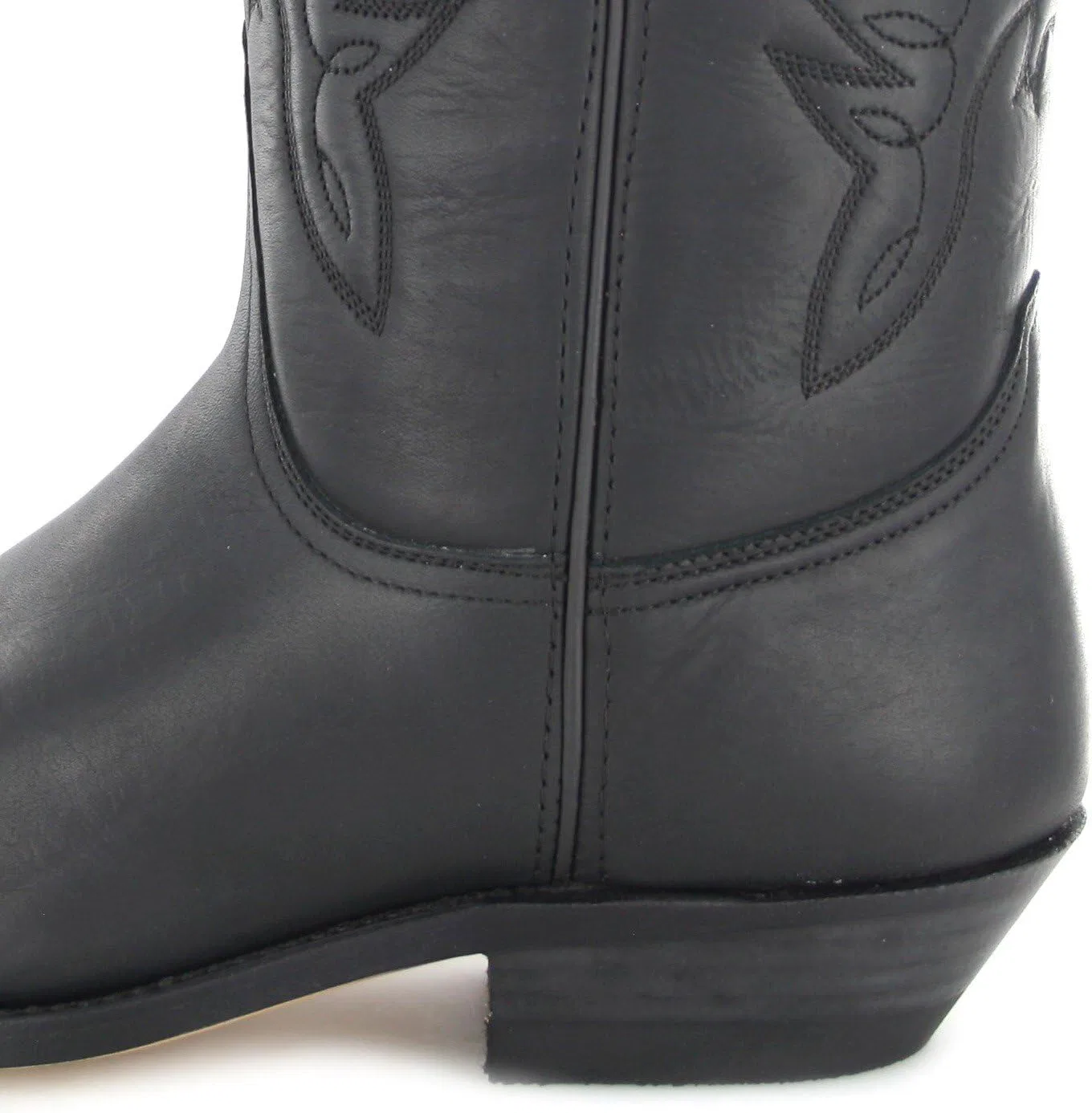Ковбойские ботинки Mayura, модель MB020, унисекс, кожаные Mayura Boots, Black — фото 3