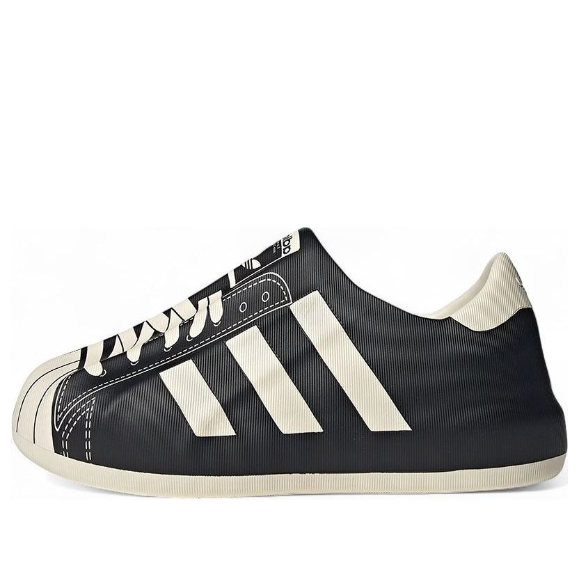 

Сандалии adidas adiFOM Superstar 'Black Cream White', черный