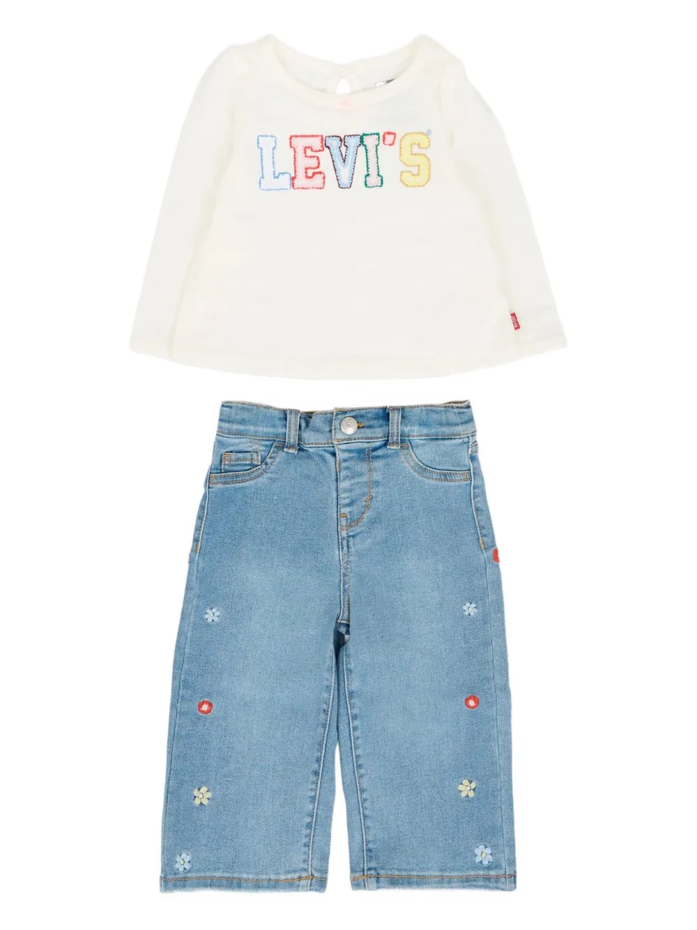 

Комплект брюк с логотипом (2 предмета) Levi'S Kids, синий