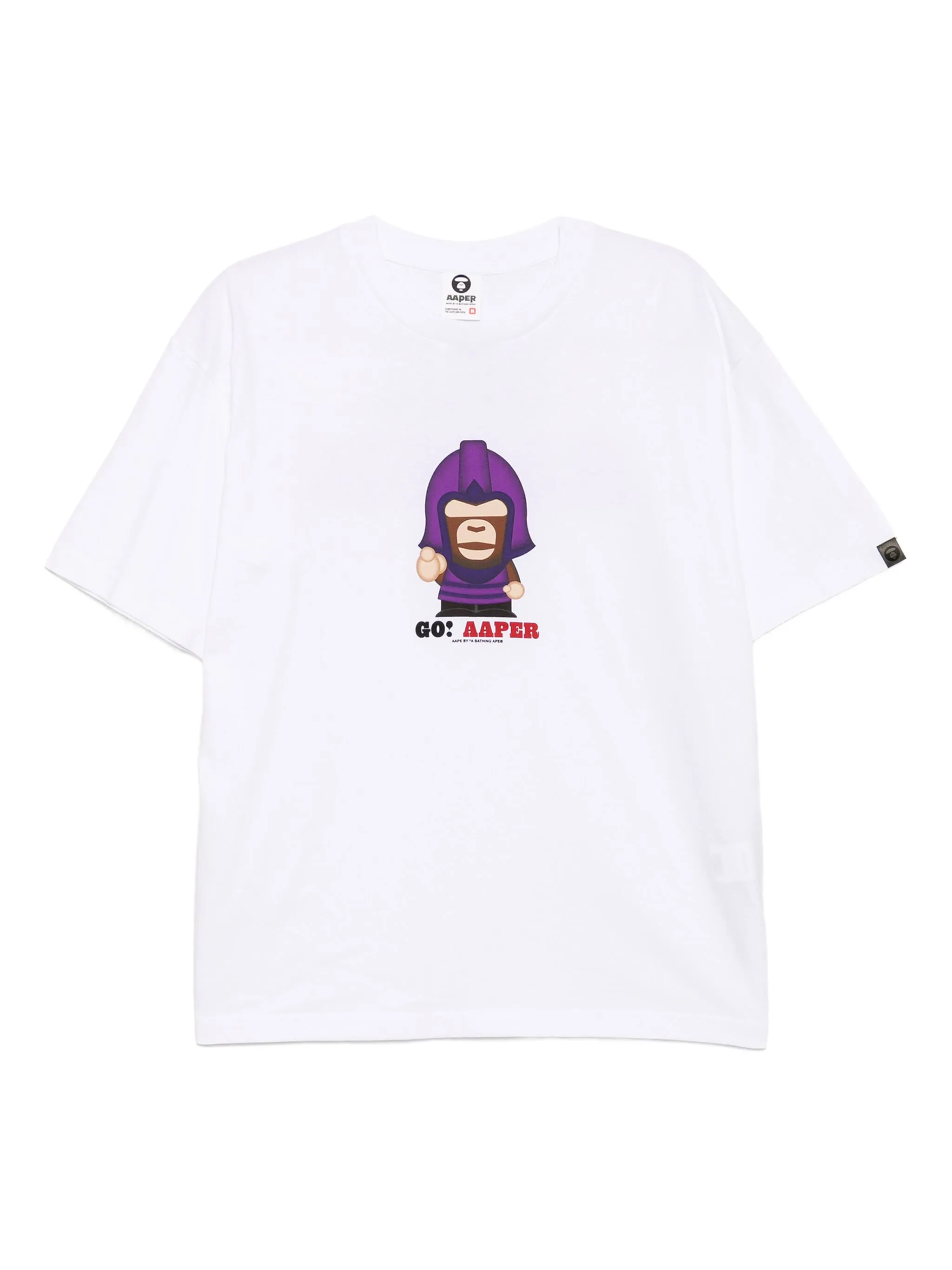 

Футболка с круглым вырезом Aape By A Bathing Ape, белый