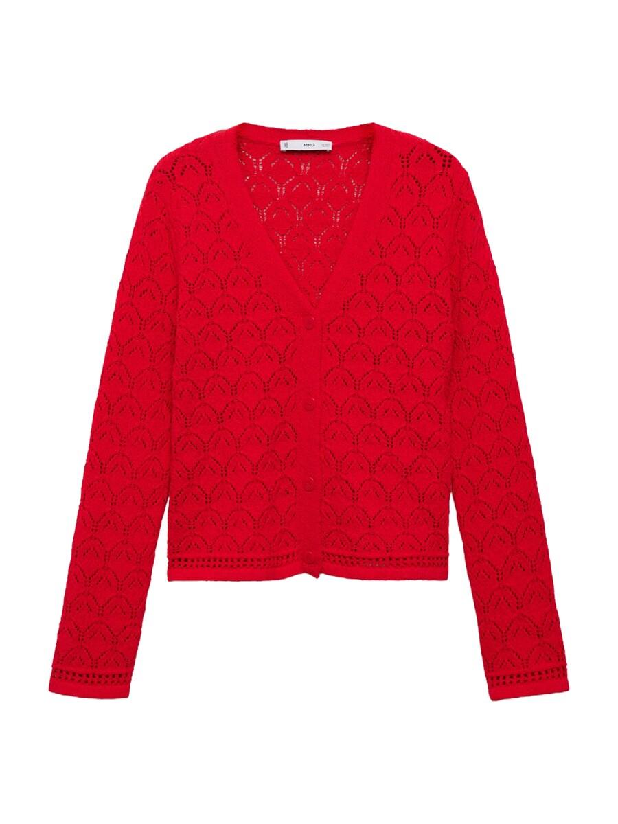 

Вязаный кардиган MANGO SITO, Red