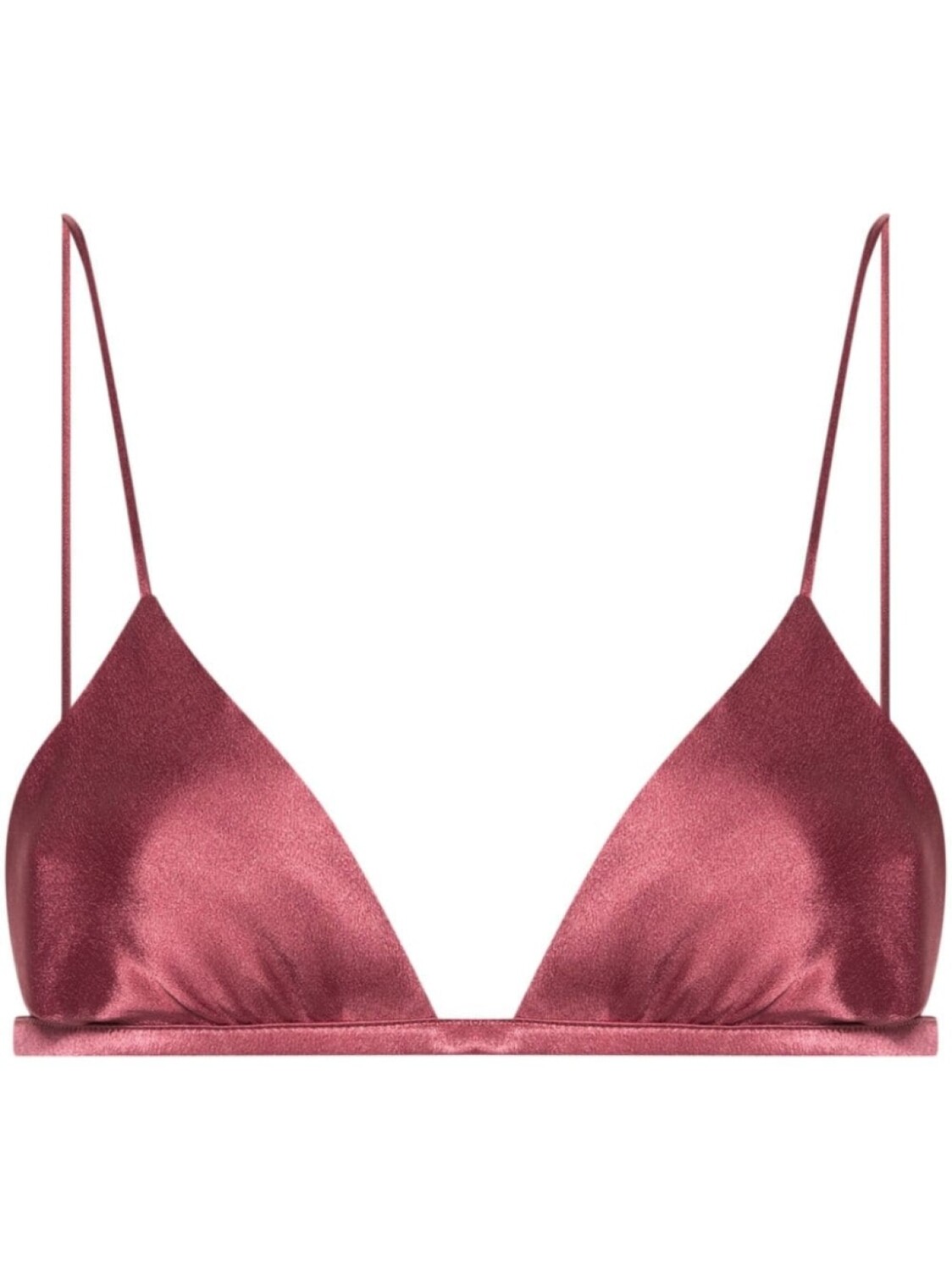 

Укороченный топ-бра Alberta Ferretti, розовый