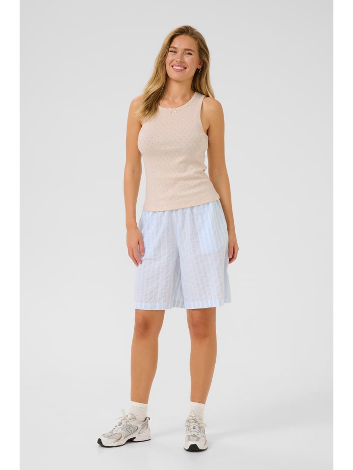 

Блузка без рукавов KAelia, облегающая, песочного меланжа Kaffe