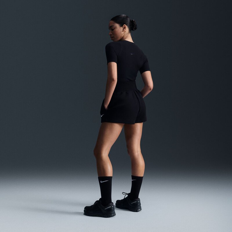 Shorts w nsw phnx flc hr short Nike, мультиколор — фото 3