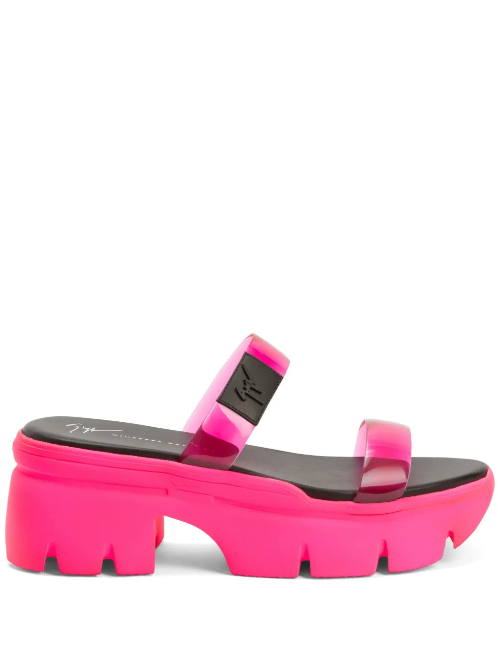 Сандалии Apocalypse Summer на платформе Giuseppe Zanotti, розовый