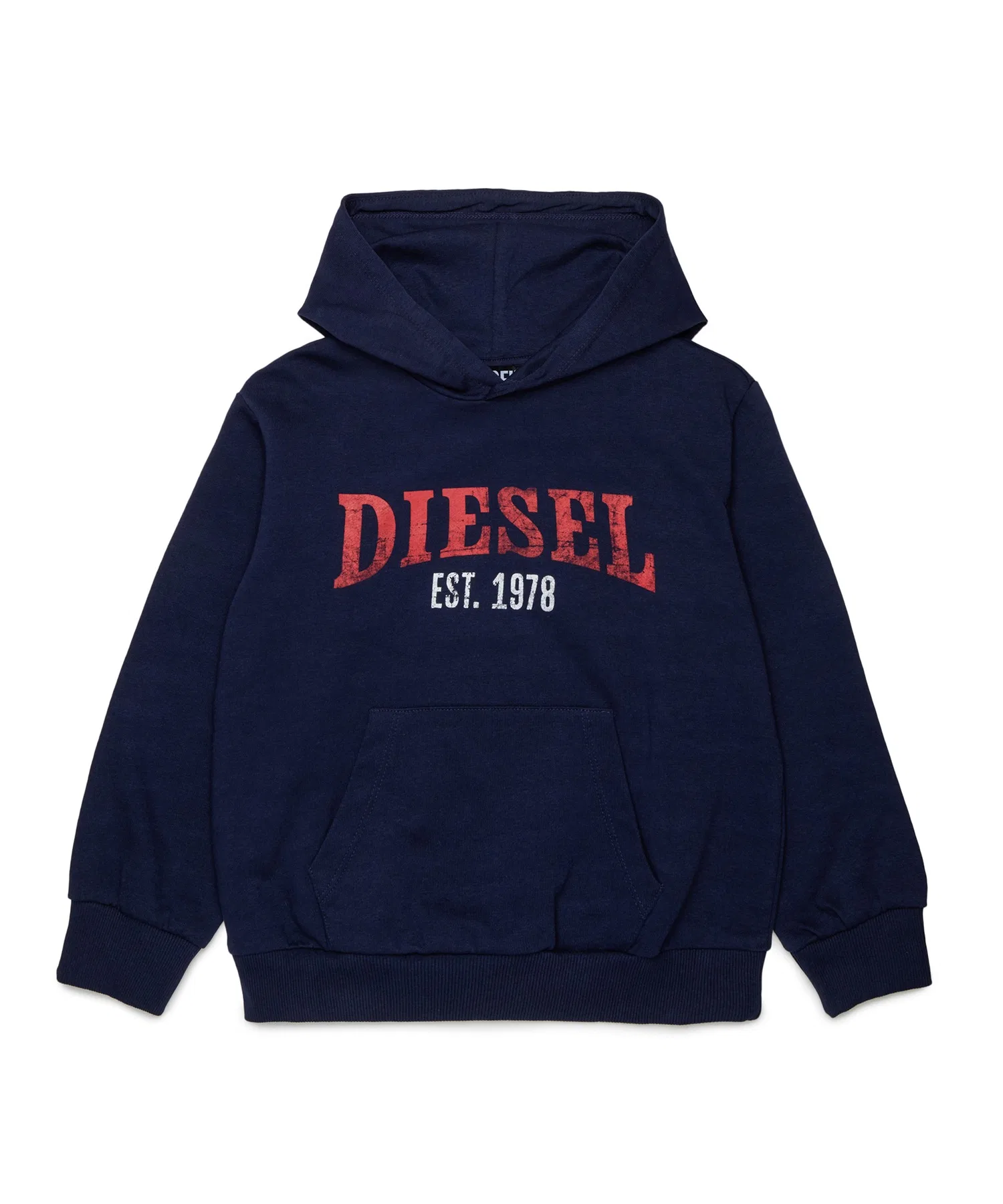 Детская и подростковая толстовка с логотипом бренда DIESEL