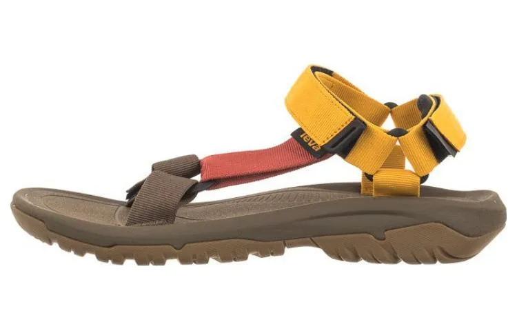 Teva Пляжные сандалии Hurricane XLT2 мужские коричневые желтые — фото 3