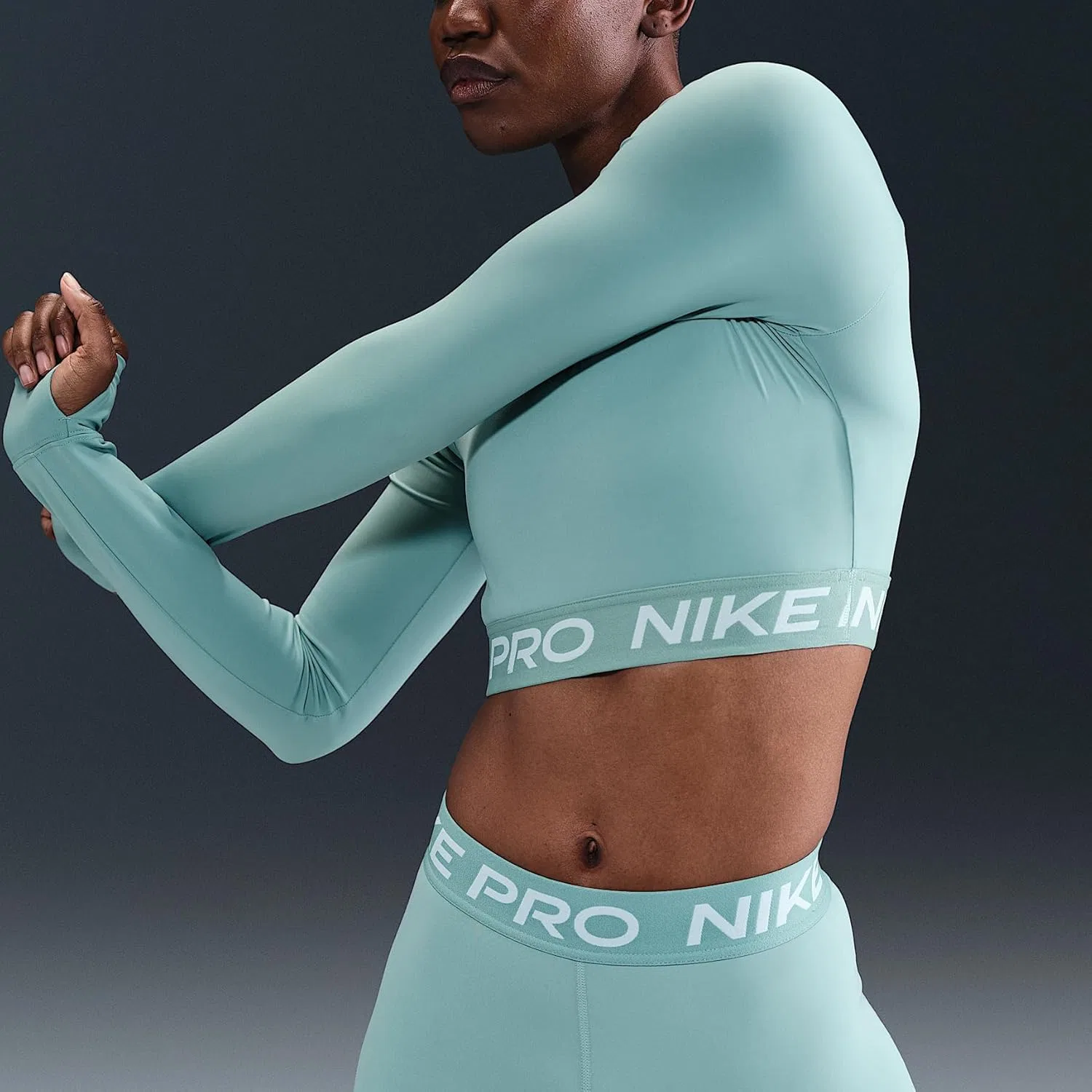 Шорты женские Nike Pro Dri-FIT, 3 дюйма, Cannon/White — фото 3