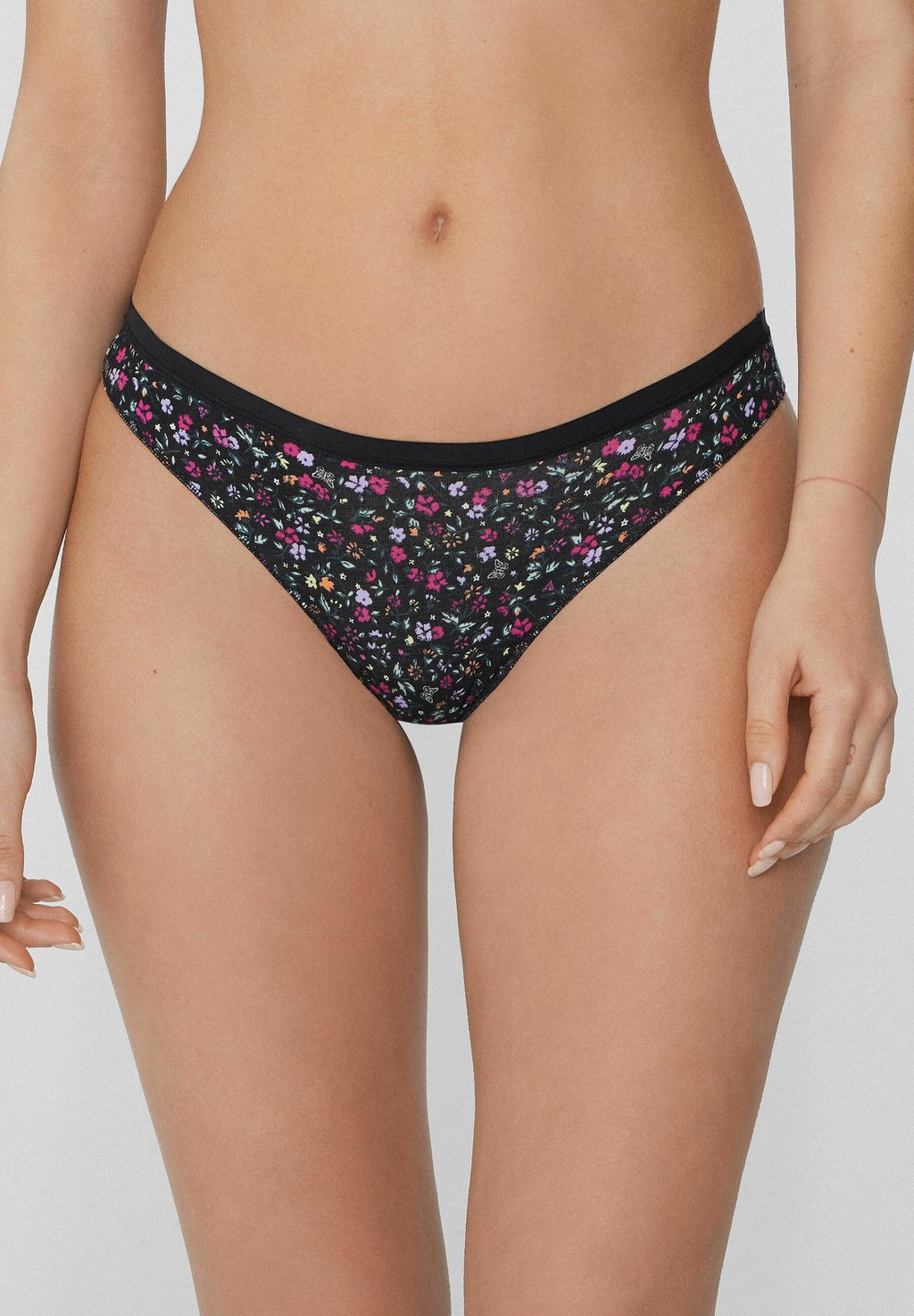 

Стринги BRAZILIAN AUS BEDRUCKTER Tezenis, черный