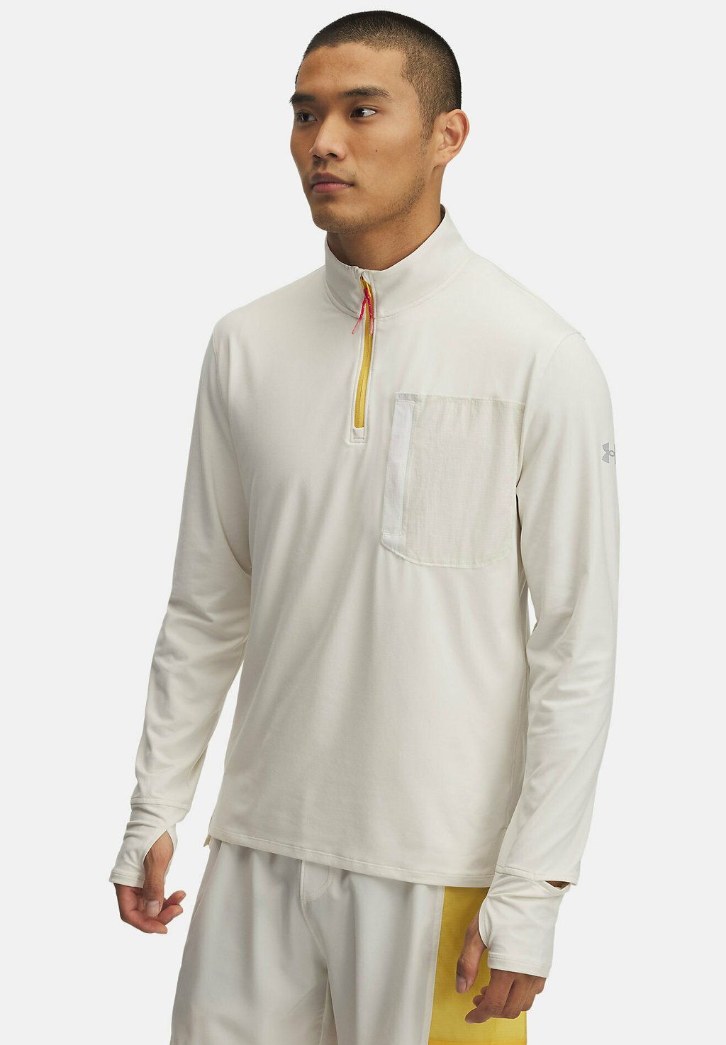 

Лонгслив LAUNCH TRAIL QUARTER-ZIP Under Armour, кремовый