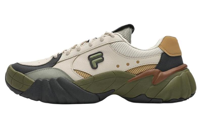 

FILA FUSION Триб Низкие повседневные кроссовки мужские коричнево-зеленые, цвет Brown Green