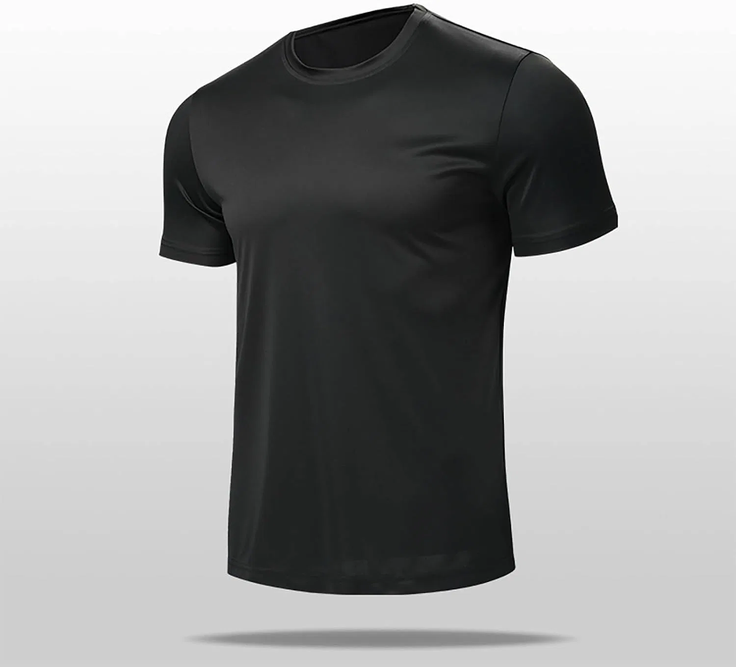 Футболка мужская с быстросохнущей тканью, Black, 1 — фото 2