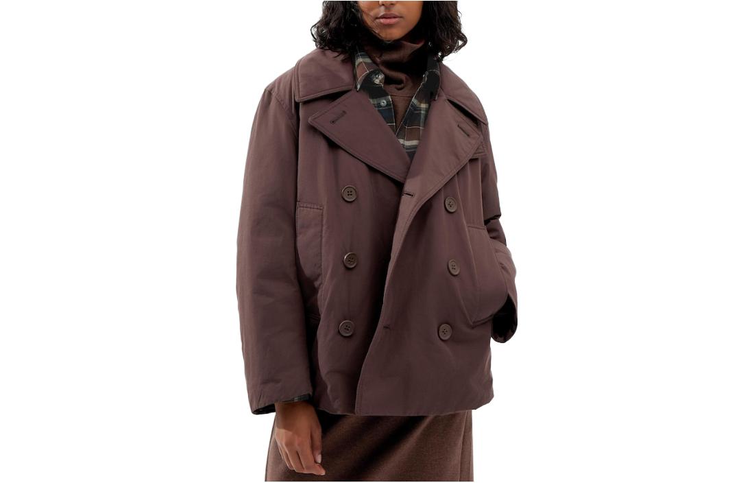 

UNIQLO Коричневое пальто, Chestnut