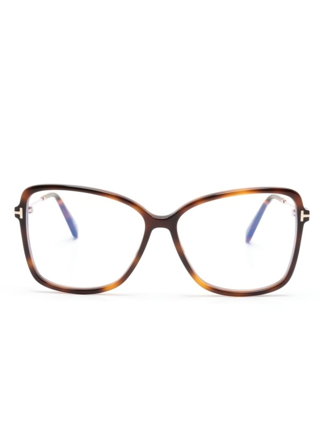 

TOM FORD Eyewear очки в оправе 'бабочка', коричневый