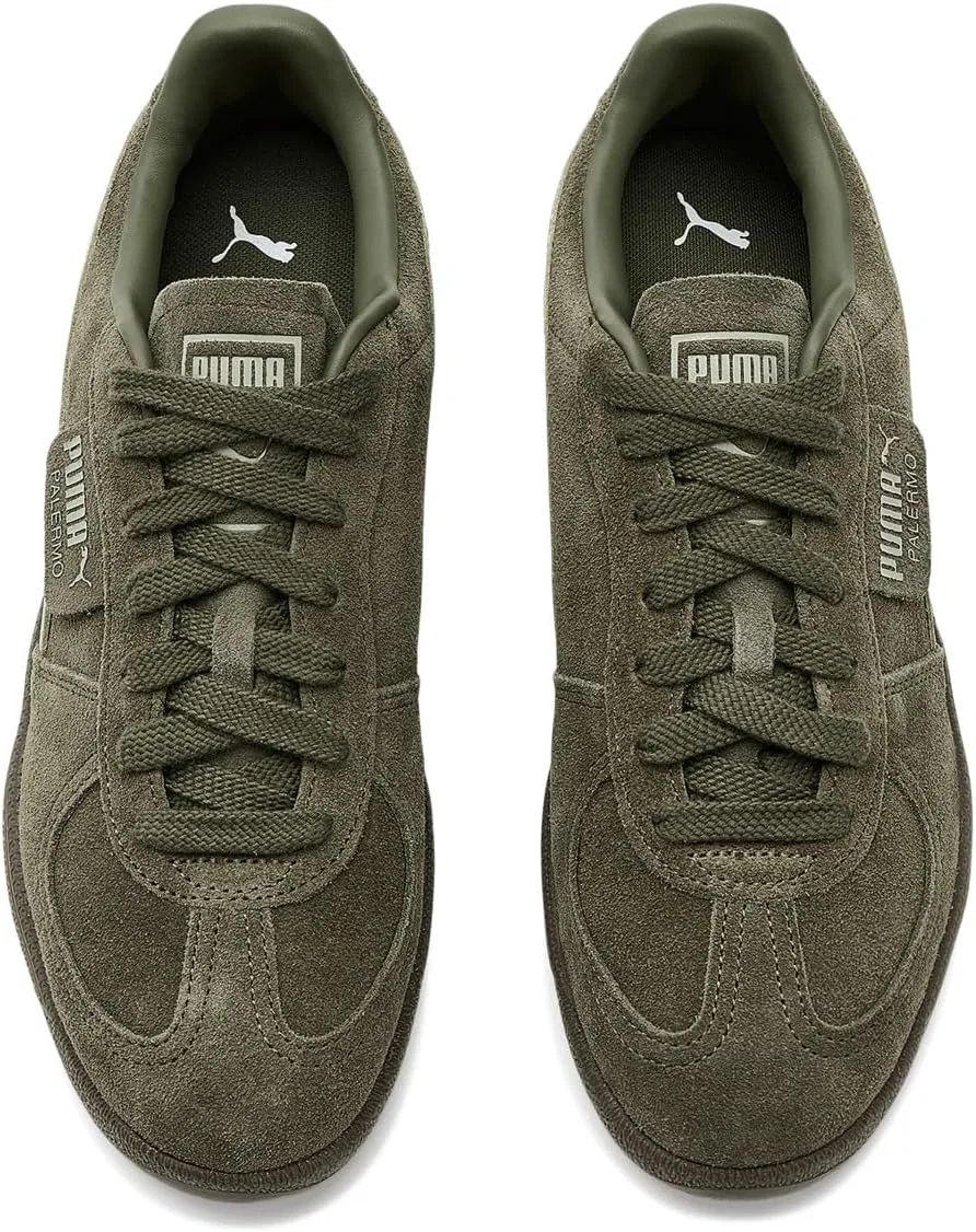 Кроссовки PUMA Palermo, кожаные, Loden Green/Gum — фото 2