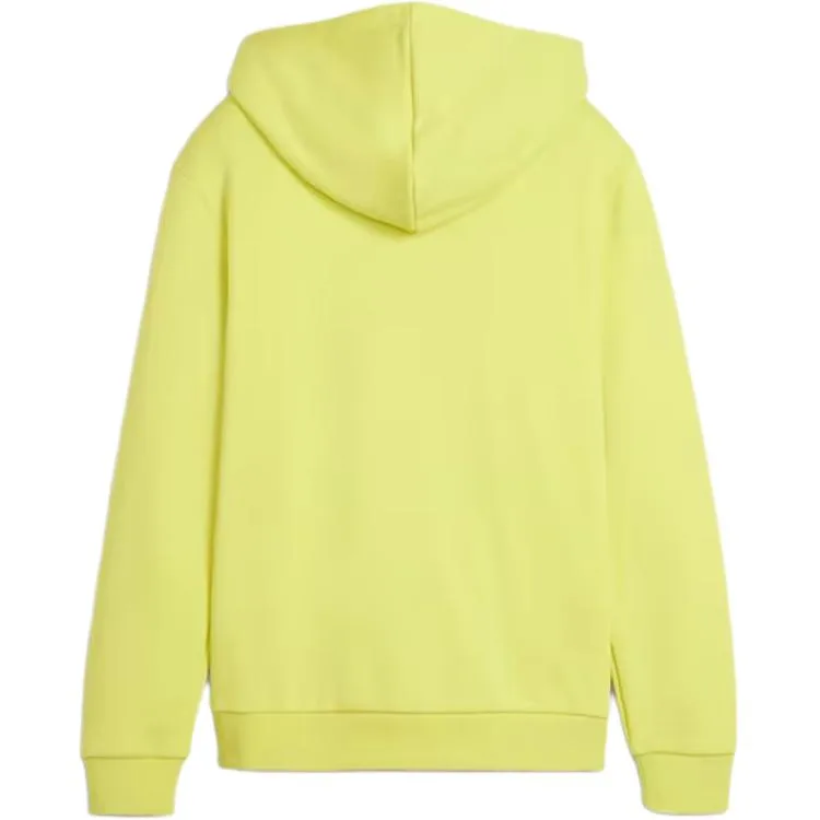 PUMA Толстовка POWER Youth Graphic Hoodie желто-зеленая для подростков — фото 4