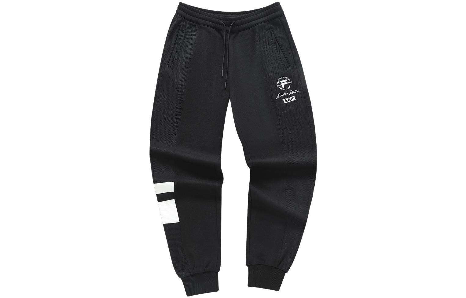 

FILA FUSION Трикотажные спортивные брюки мужские, цвет «угольно-черный»