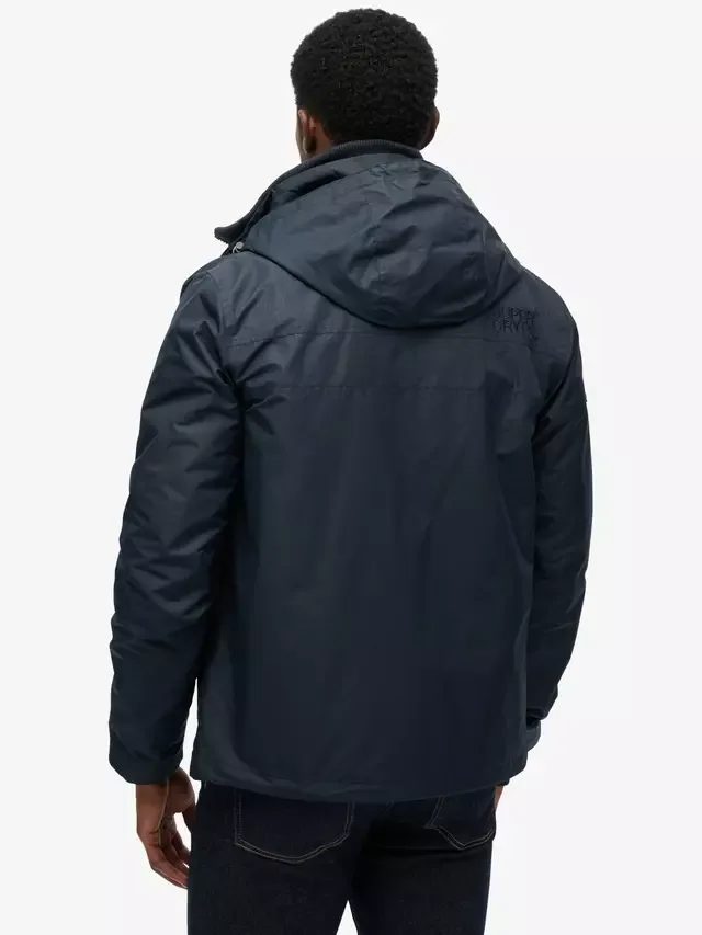 Ветровка с капюшоном в горном стиле, темно-синяя Eclipse Superdry — фото 2