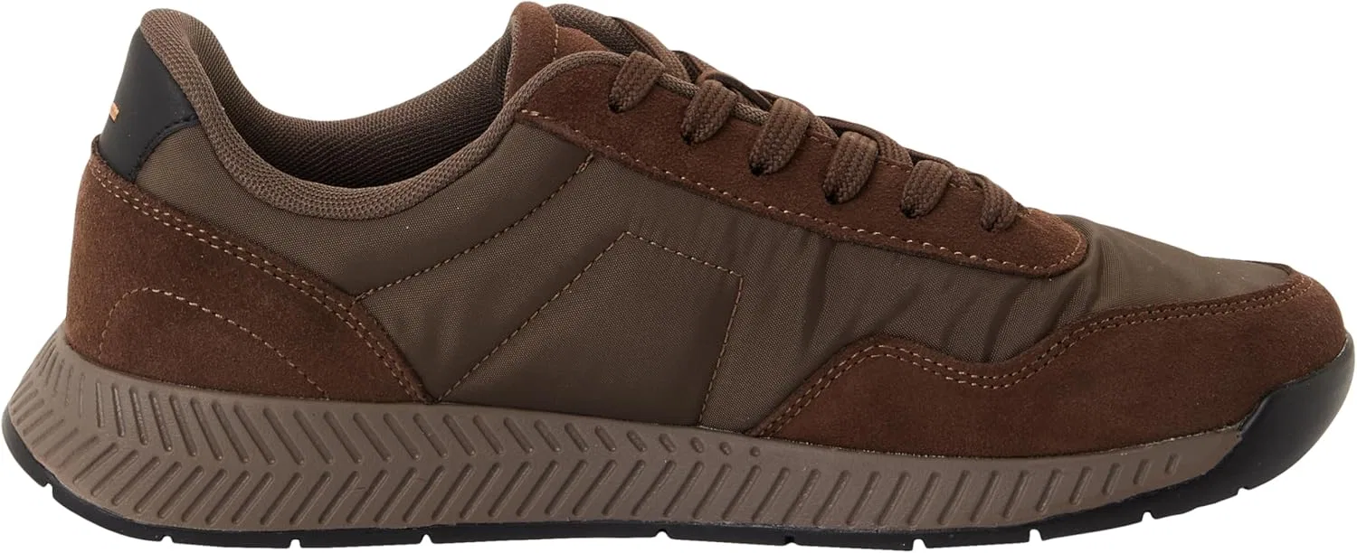 Мужские кроссовки BOSS Titanium Runn sdnypa, Dark Brown — фото 4