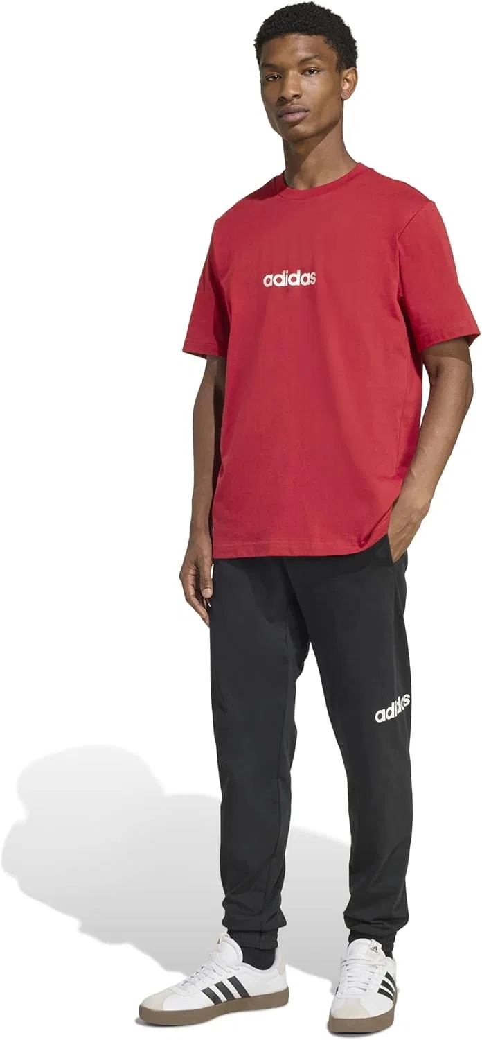Футболка Adidas Originals Regular Fit, Maroon/White — фото 2
