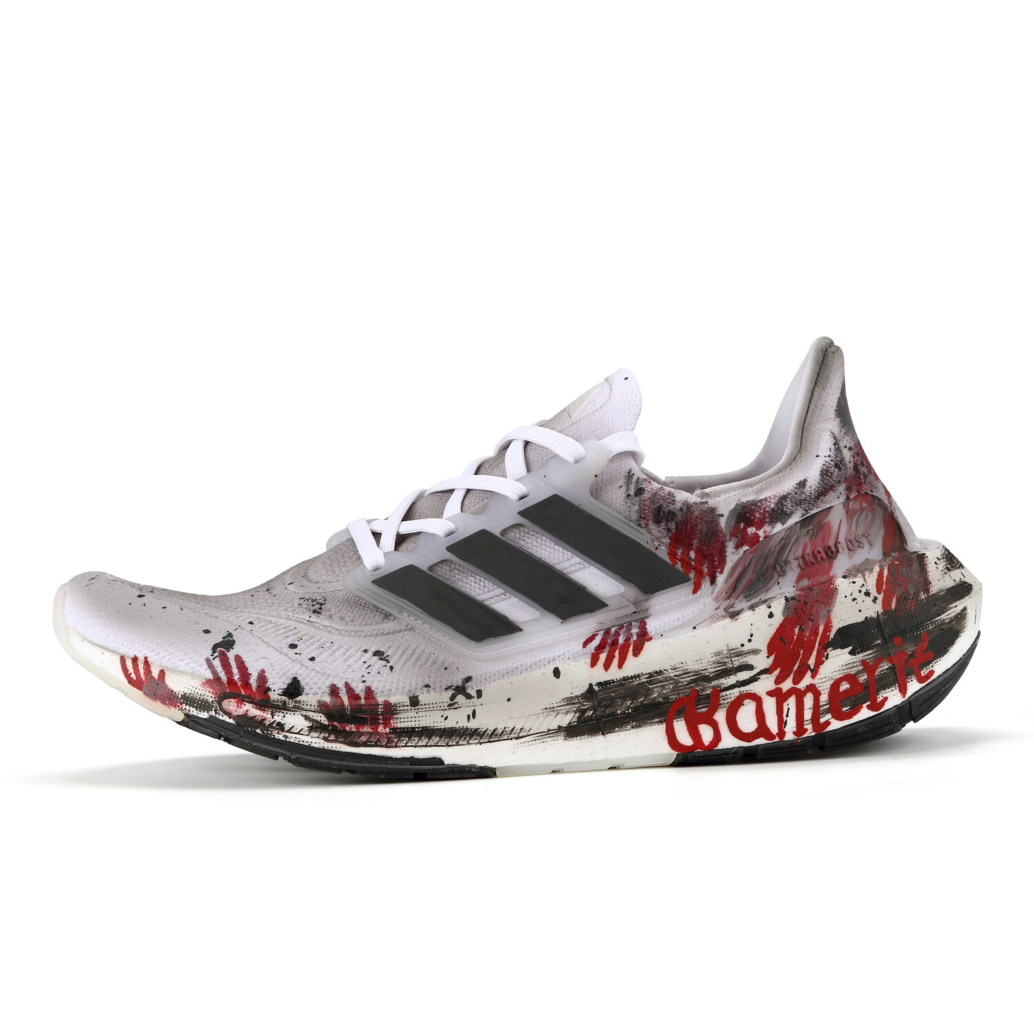 

Кроссовки ULT Running Unisex Low-top Серый/Белый/Красный Adidas