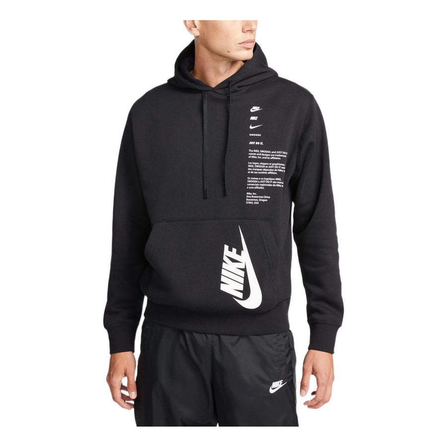 

Худи Nike Club Fleece Logo, черный