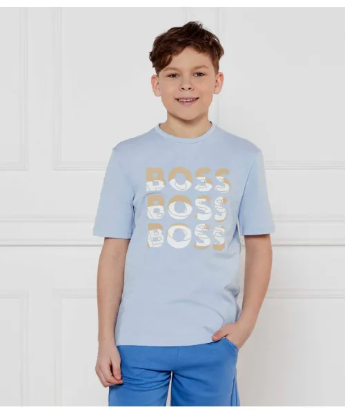 

Футболка Regular fit Boss Kidswear, синий