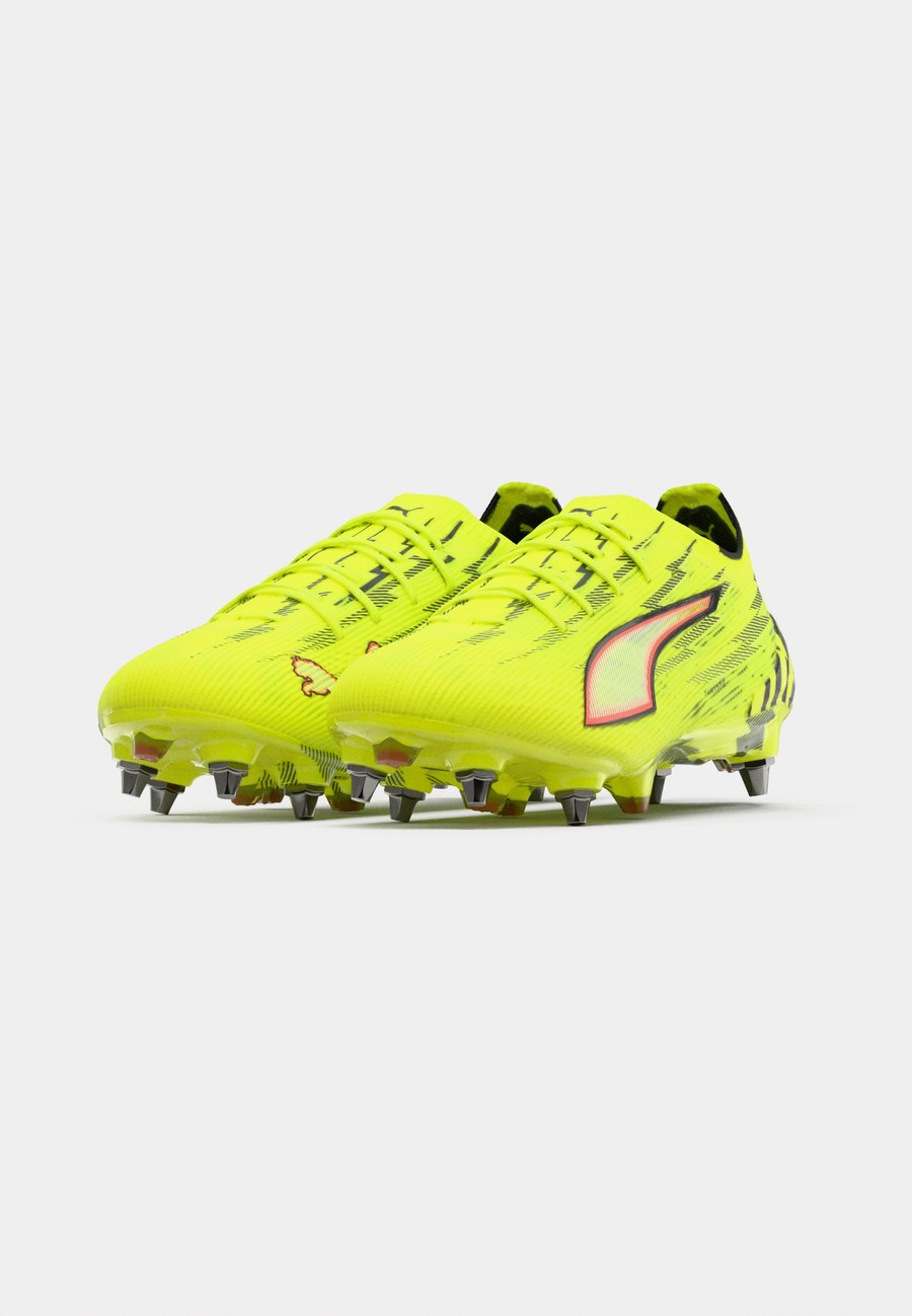Кроссовки Puma ULTRA 6 ULTIMATE MXSG, Yellow Alert/Black/Silver-Coloured/Glowing Red/Black — фото 3