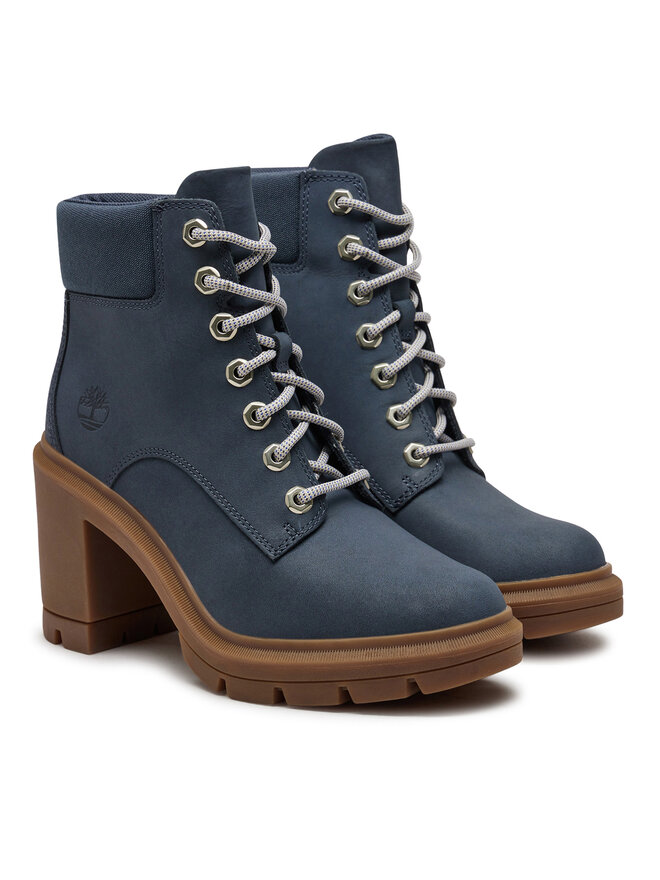 Ботильоны на блочном каблуке Timberland, темно-синий — фото 2