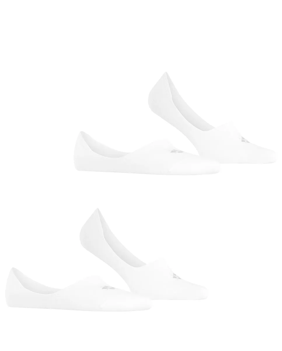 

Набор из двух носков для мужчин, невидимые, гладкие, розовые Burlington