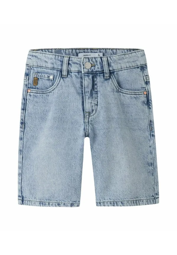 Джинсовые шорты Name It, Light Blue Bleached Denim — фото 3