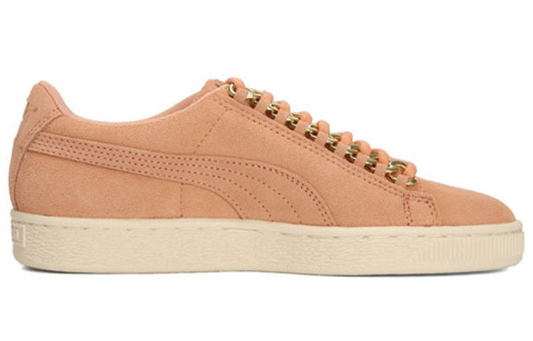 Кеды (WMNS) PUMA Suede x Chain 'Gold' 367352-01, разноцветный — фото 2