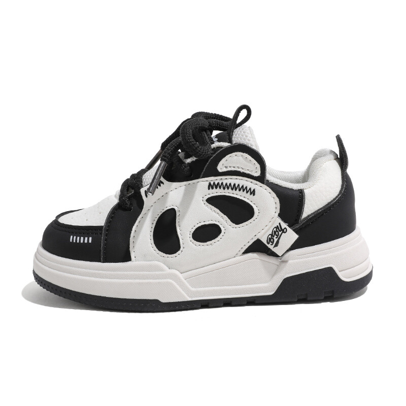 

Кроссовки Babaya Kids Skateboarding Shoes Kids Low-top, черный/бежевый