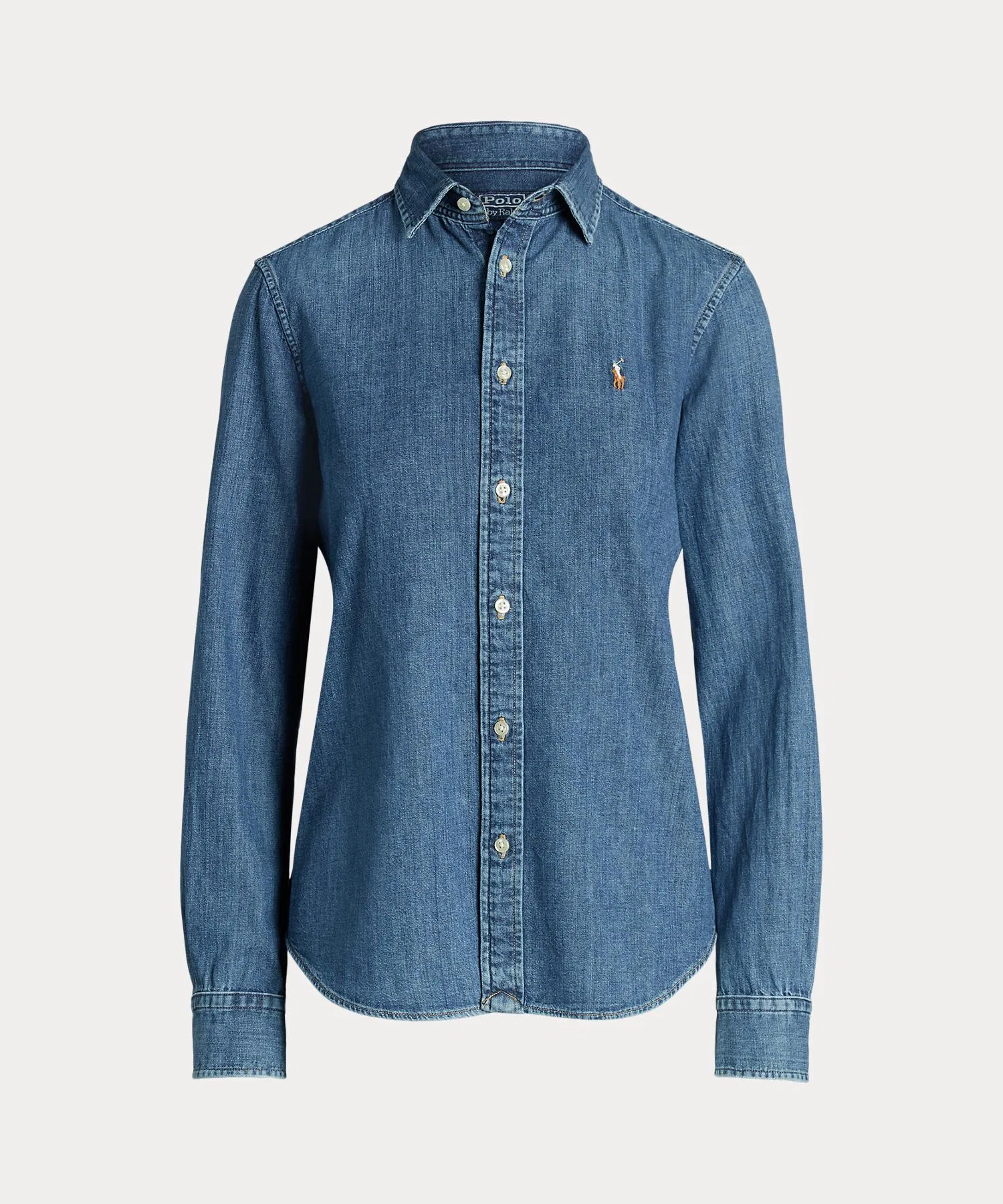 Женская рубашка Polo Ralph Lauren Slim Fit — фото 2