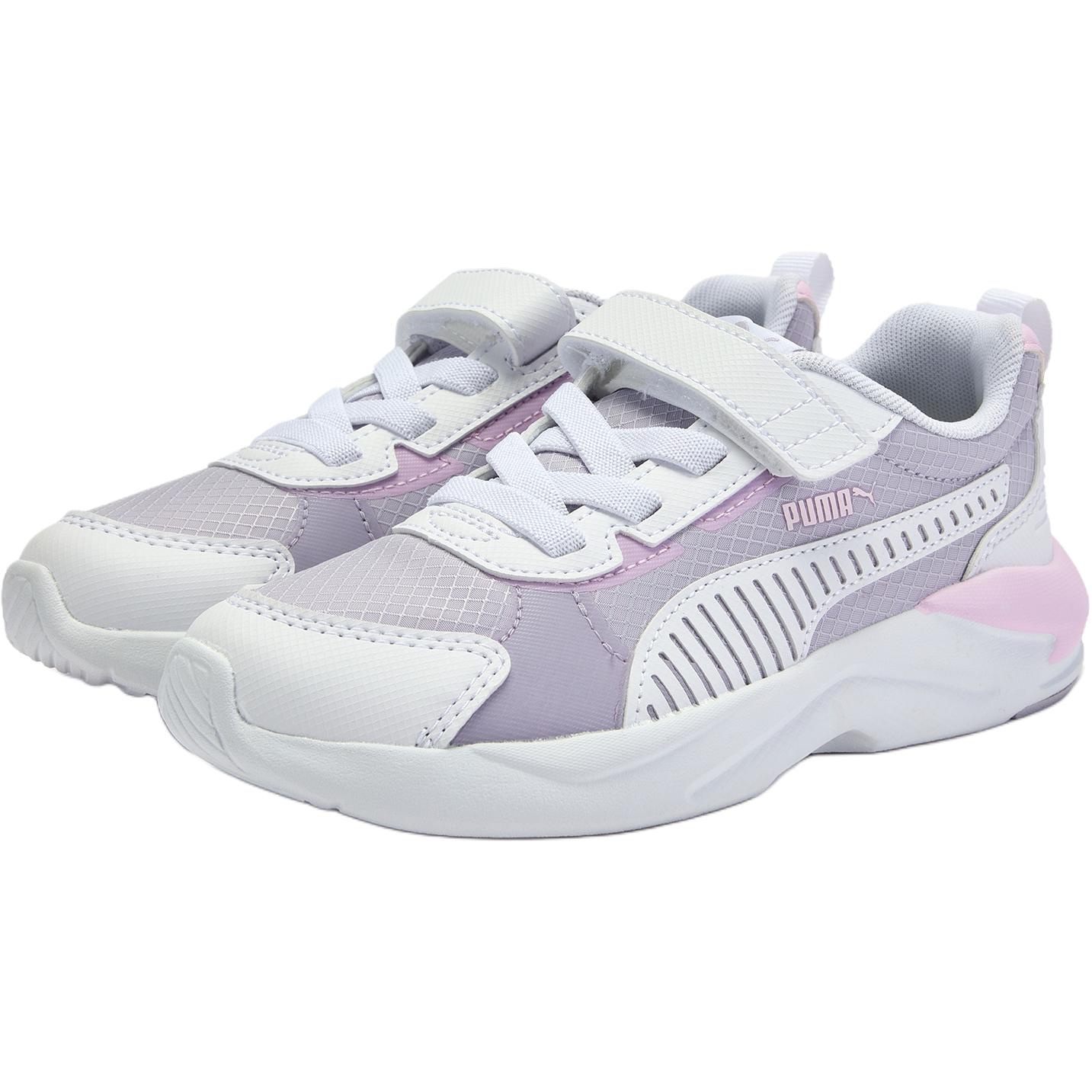 X Ray 3 Support Low top детские повседневные кроссовки PUMA, фиолетовый — фото 4