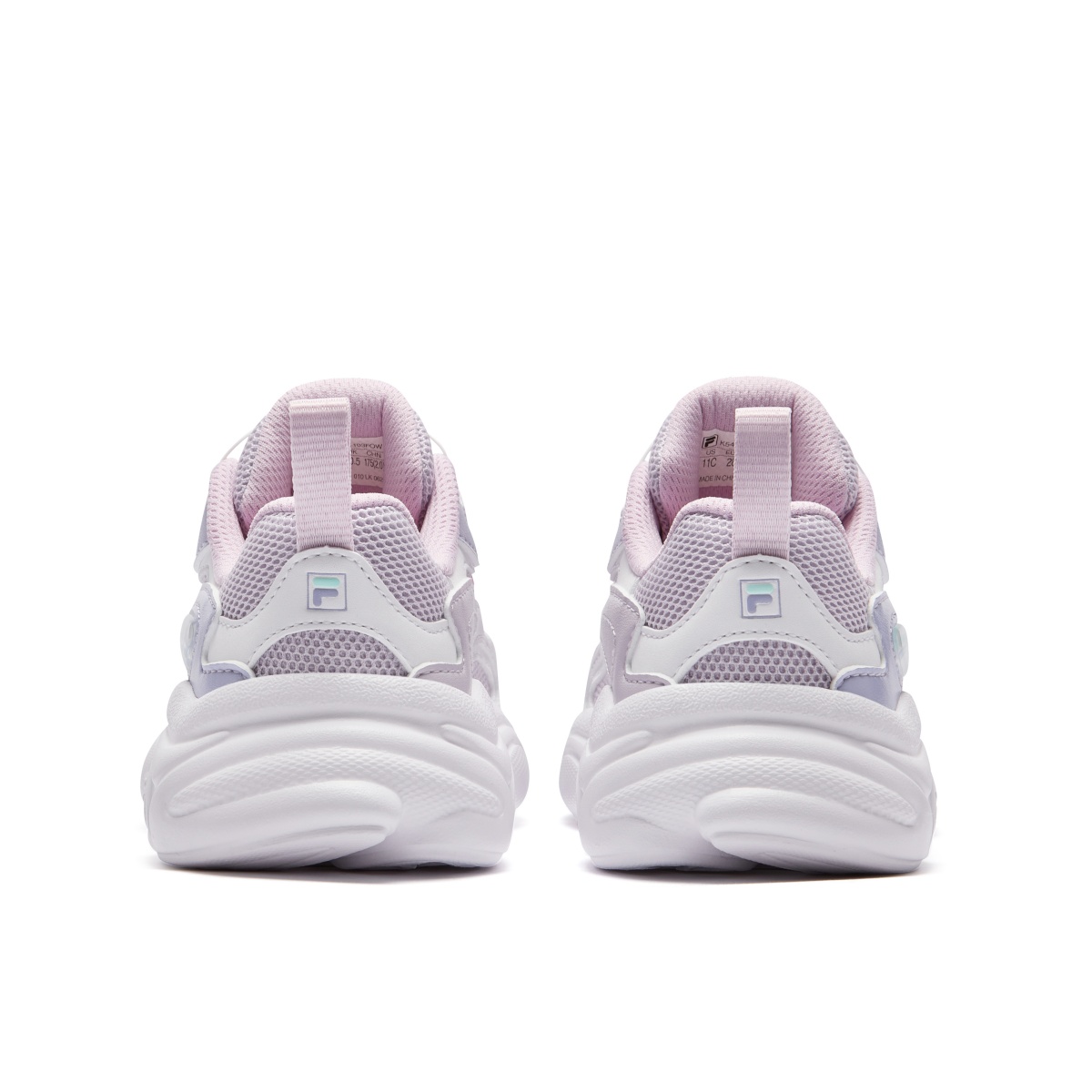 FILA KIDS Легкие кроссовки с низким верхом и амортизаторами для детей от 3 до 7 лет – цвет орхидеи фиолетовый/белый — фото 4