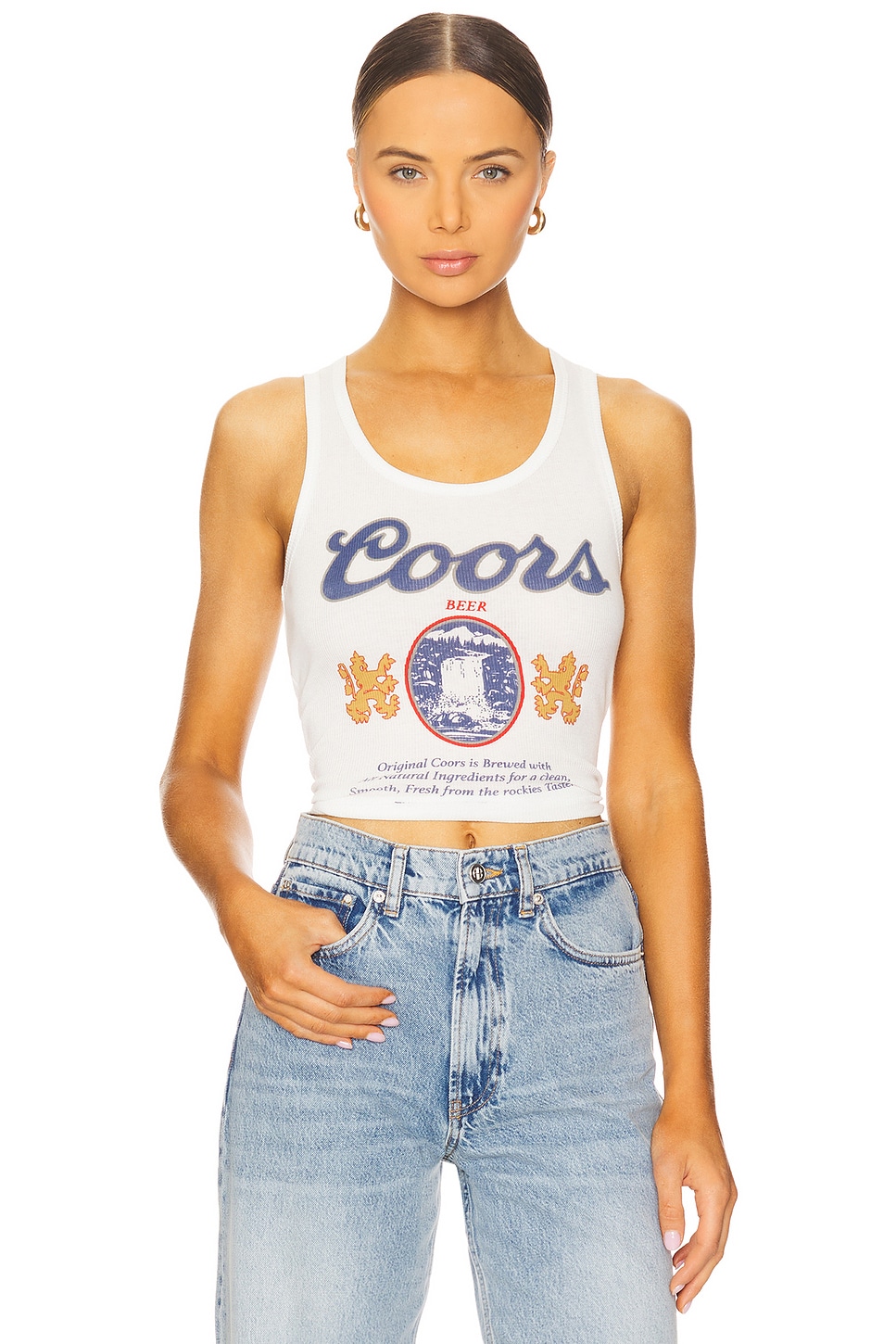 

Майка с ребристой текстурой Coors original 40z от The Laundry Room, white