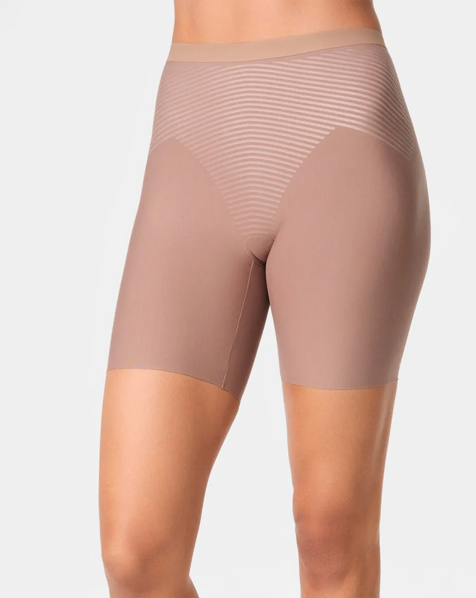 

Женские брюки-корсет из хлопка Supima Spanx, коричневый