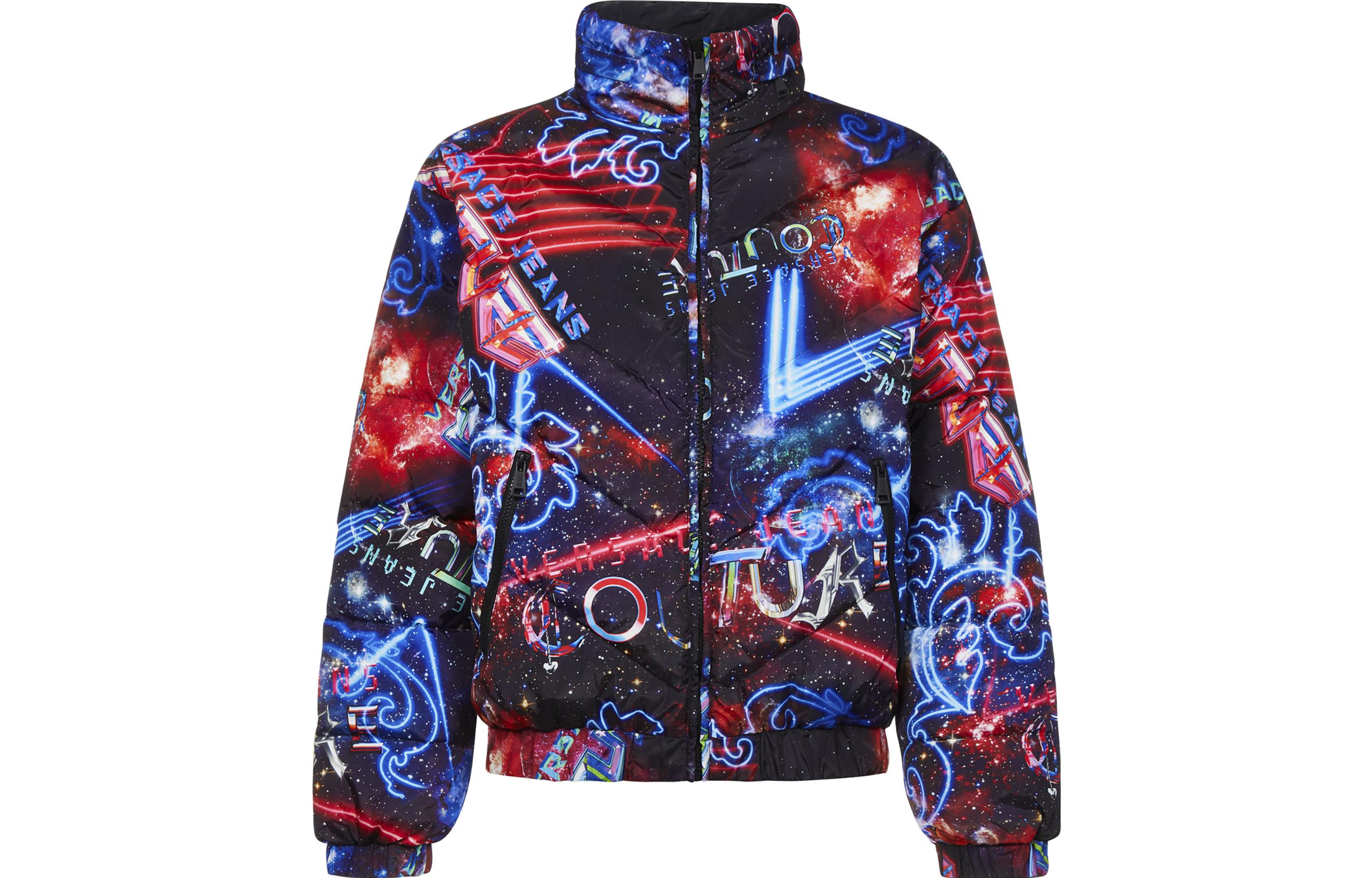 

VERSACE JEANS COUTURE Пуховик с принтом, Multicolor