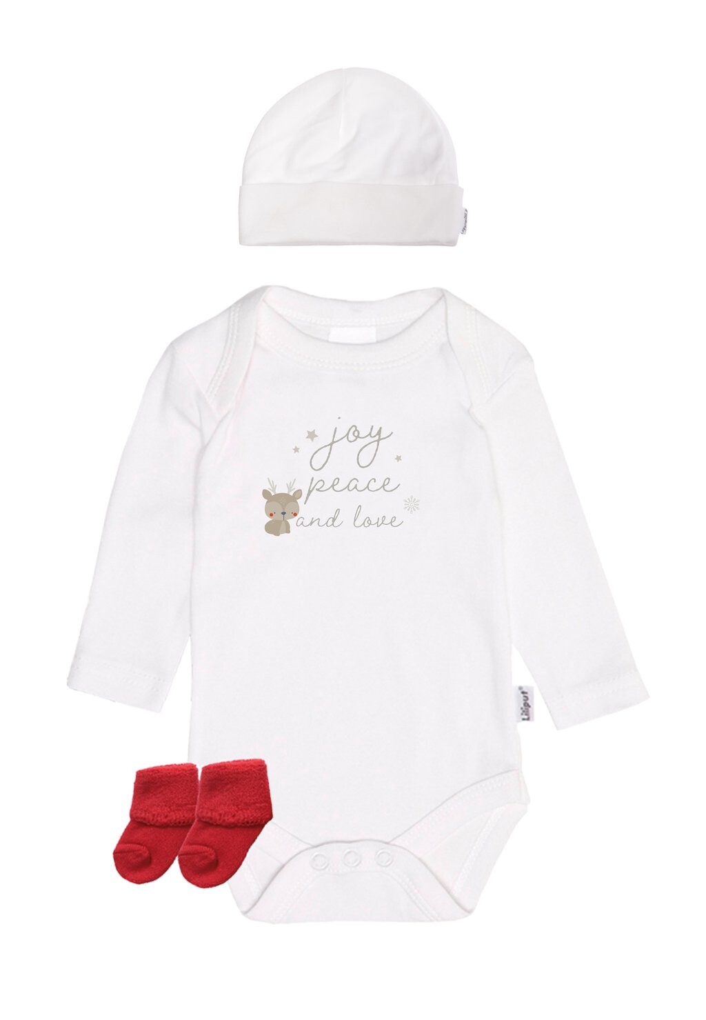 

Комплект ERSTAUSSTATTUNG JO PEACE AND LOVE SET Liliput, цвет weiss rot