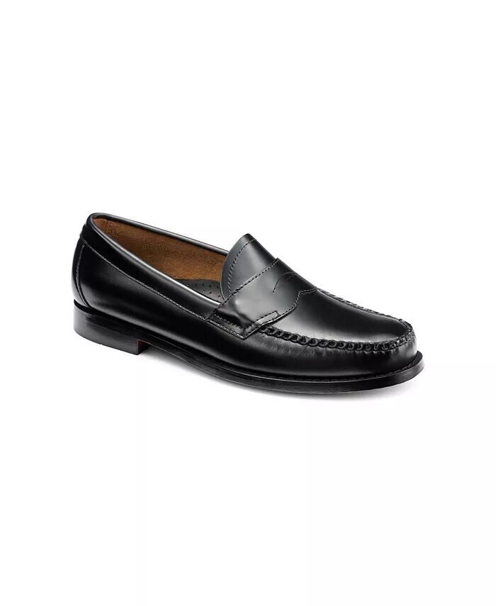 

GHBASS Мужские лоферы Logan Flat Strap Weejuns 1936 года GH Bass, черный