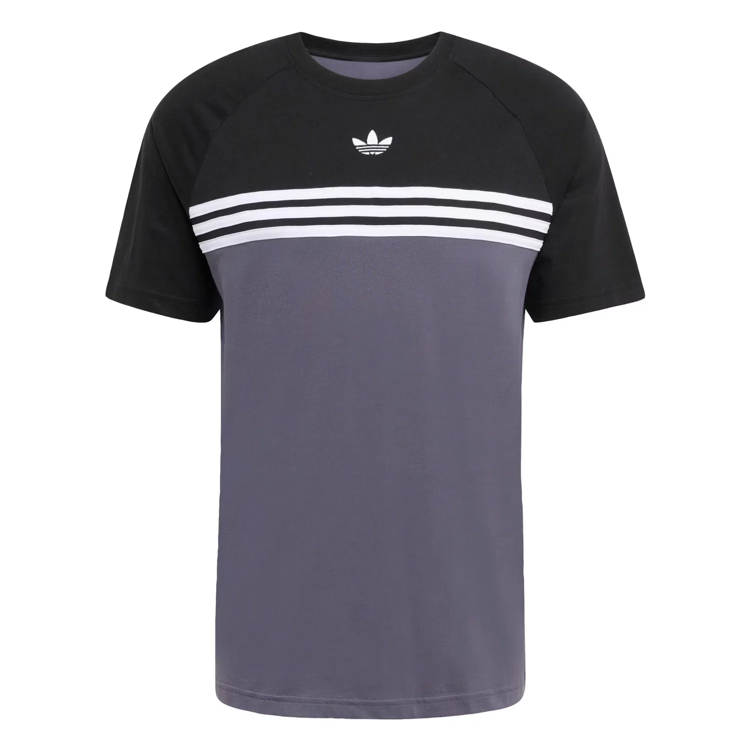 Футболка Adidas Originals CHEST STRIPES цвета базальтово-серый
