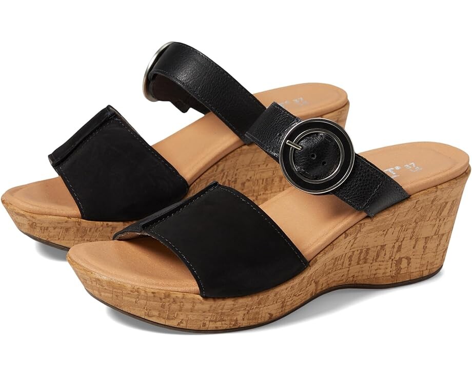 

Туфли Naot Breezy, цвет Black Velvet Nubuck/Soft Black Leather