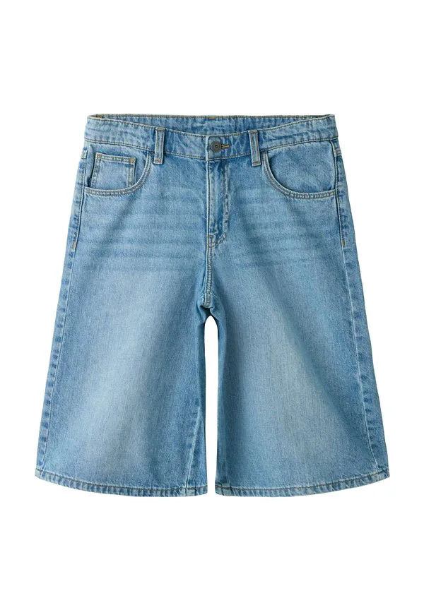 Широкие джинсовые шорты Two Soon, Medium Blue Denim