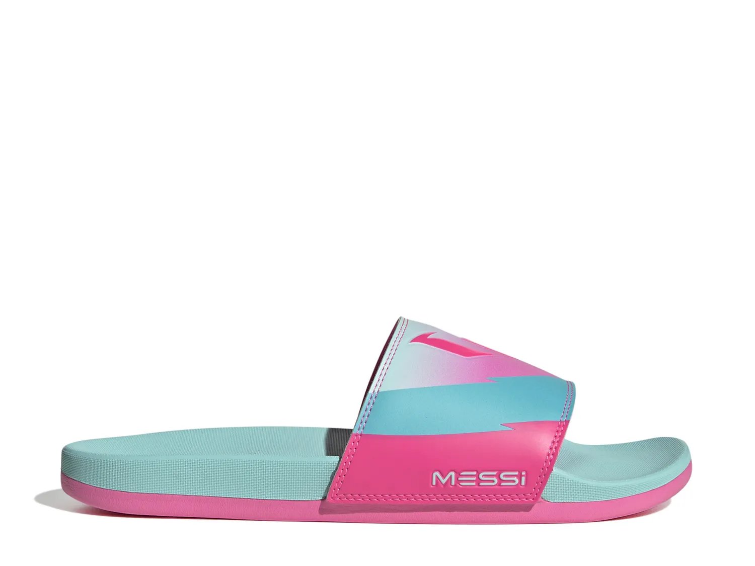 Сандалии adidas Adilette Comfort Messi Slide Sandal, черный — фото 3