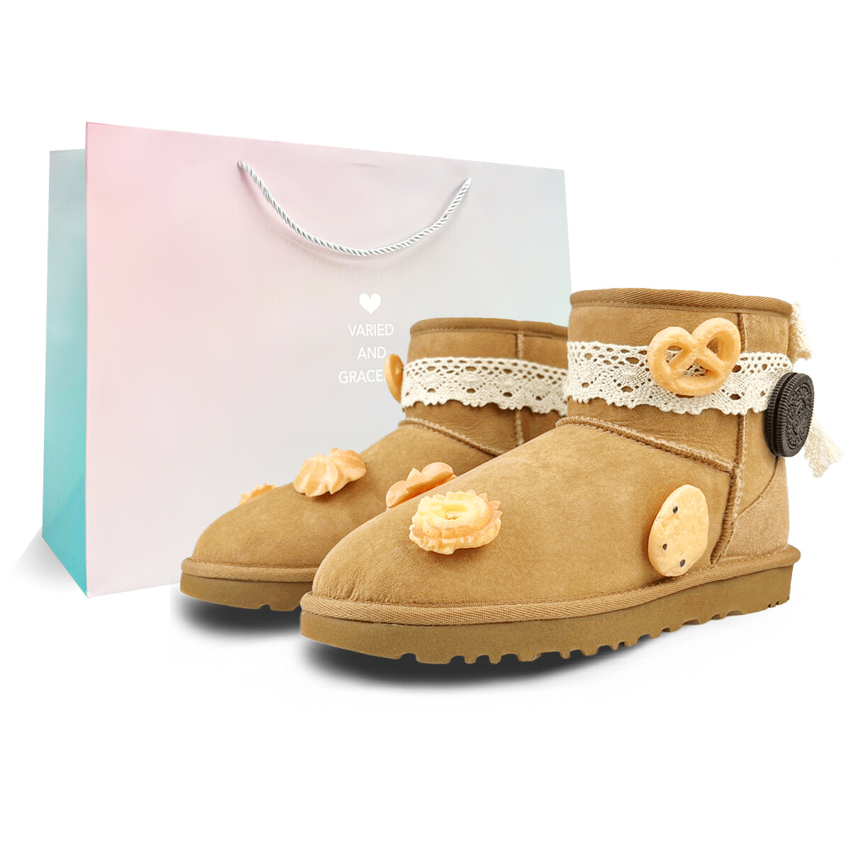 

CLASSIC MINI Зимние ботинки женские Ugg, цвет Chestnut